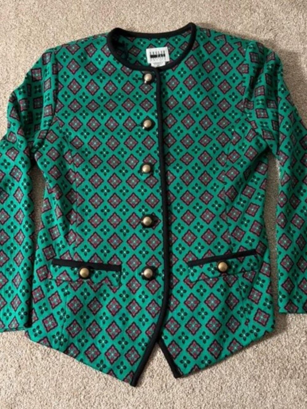 Leslie Fay Women's Multi Jacket Size 10 Petite